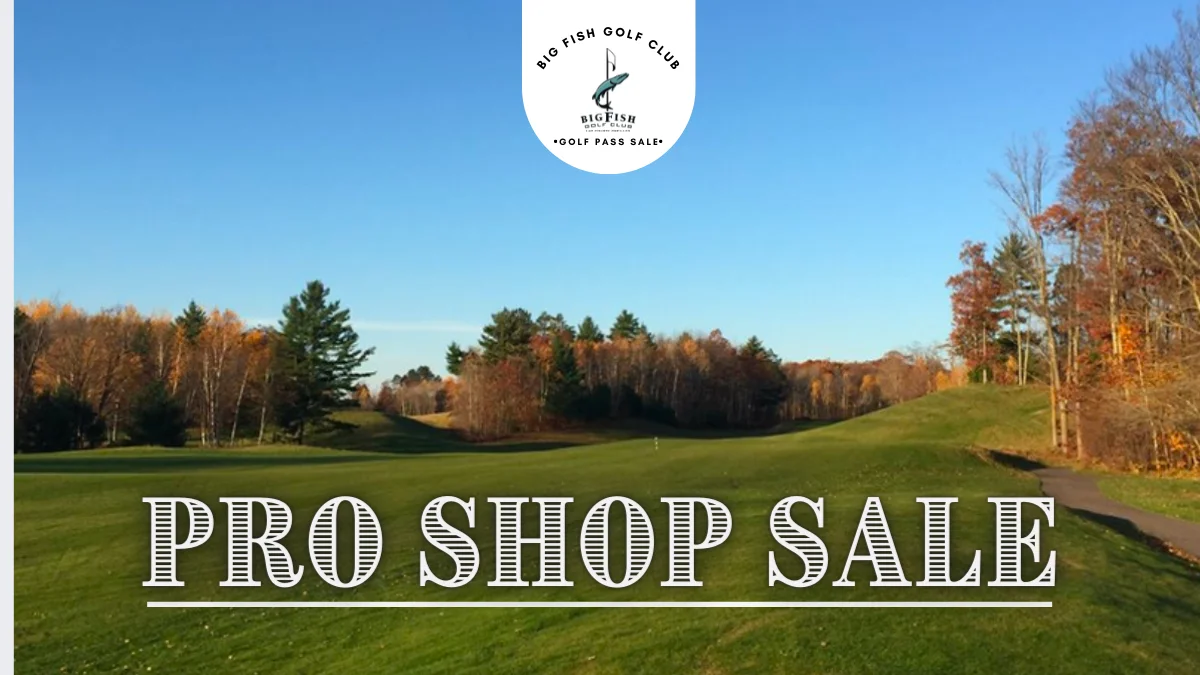 Fall Pro Shop Sale